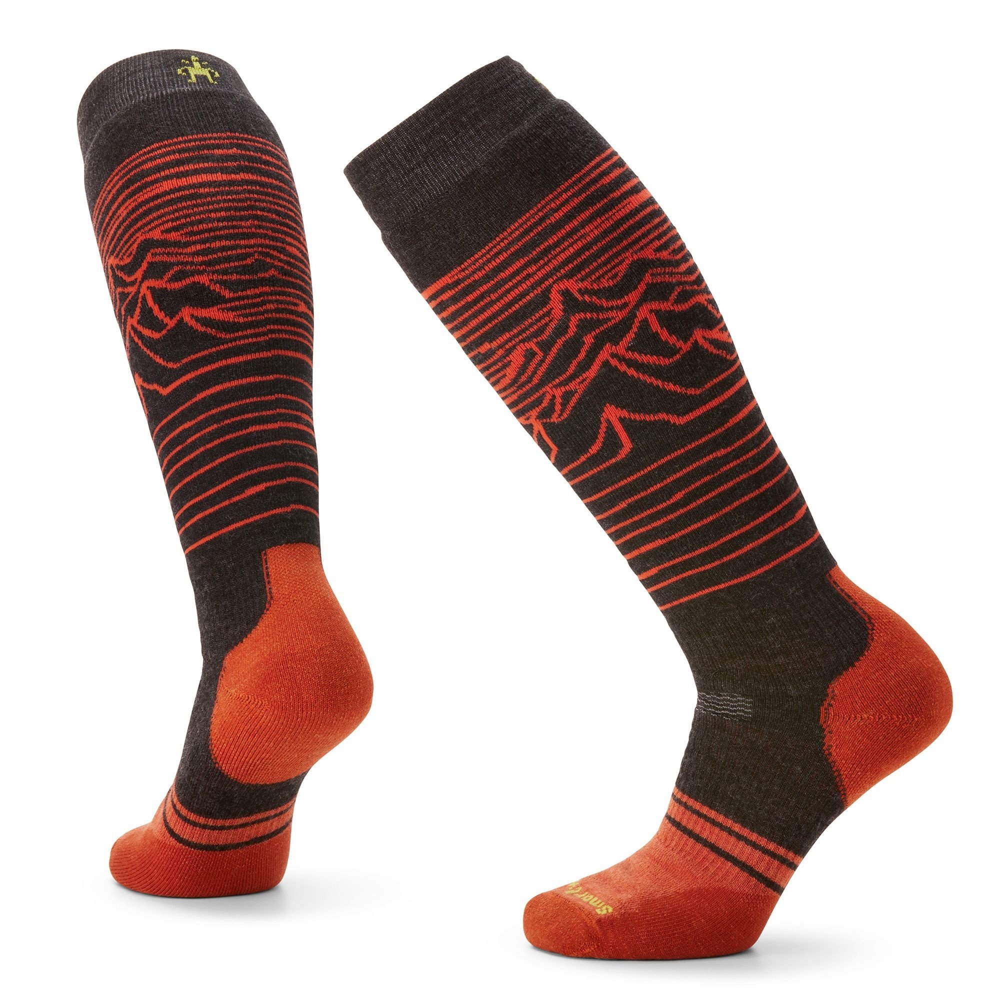 SMARTWOOL Smartwool Men's Snowboard Full Cushion Iguchi Pattern OTC Socks