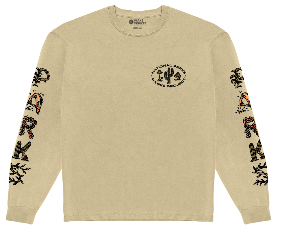 Parks Project Parks Project 90s Doodle Parks Long Sleeve Tee