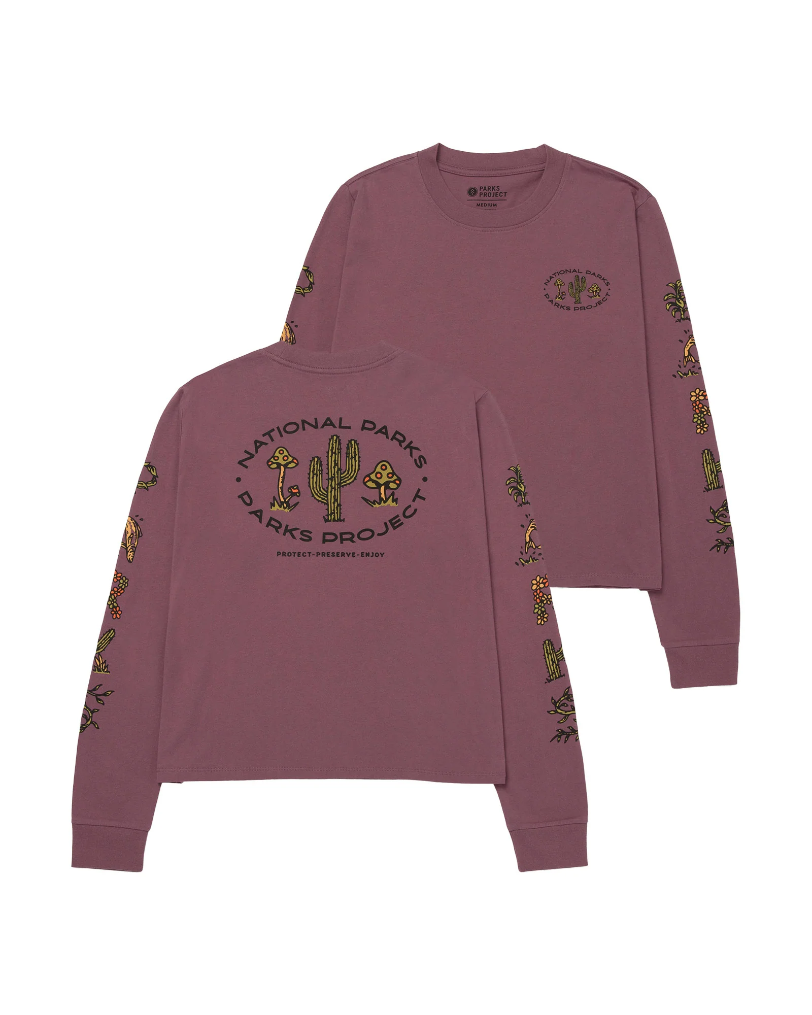 Parks Project Parks Project 90s Doodle Parks Boxy Long Sleeve Tee