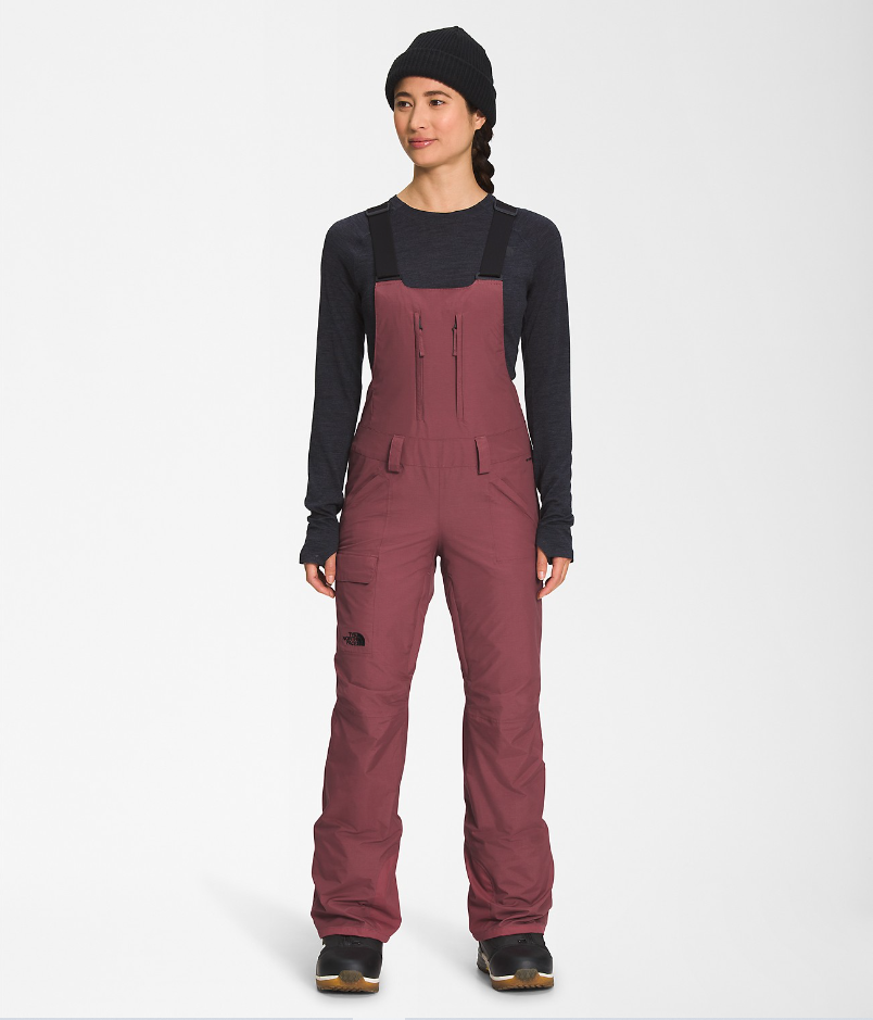 The North Face FREEDOM BIB - Snowboard pants - pink moss/pink