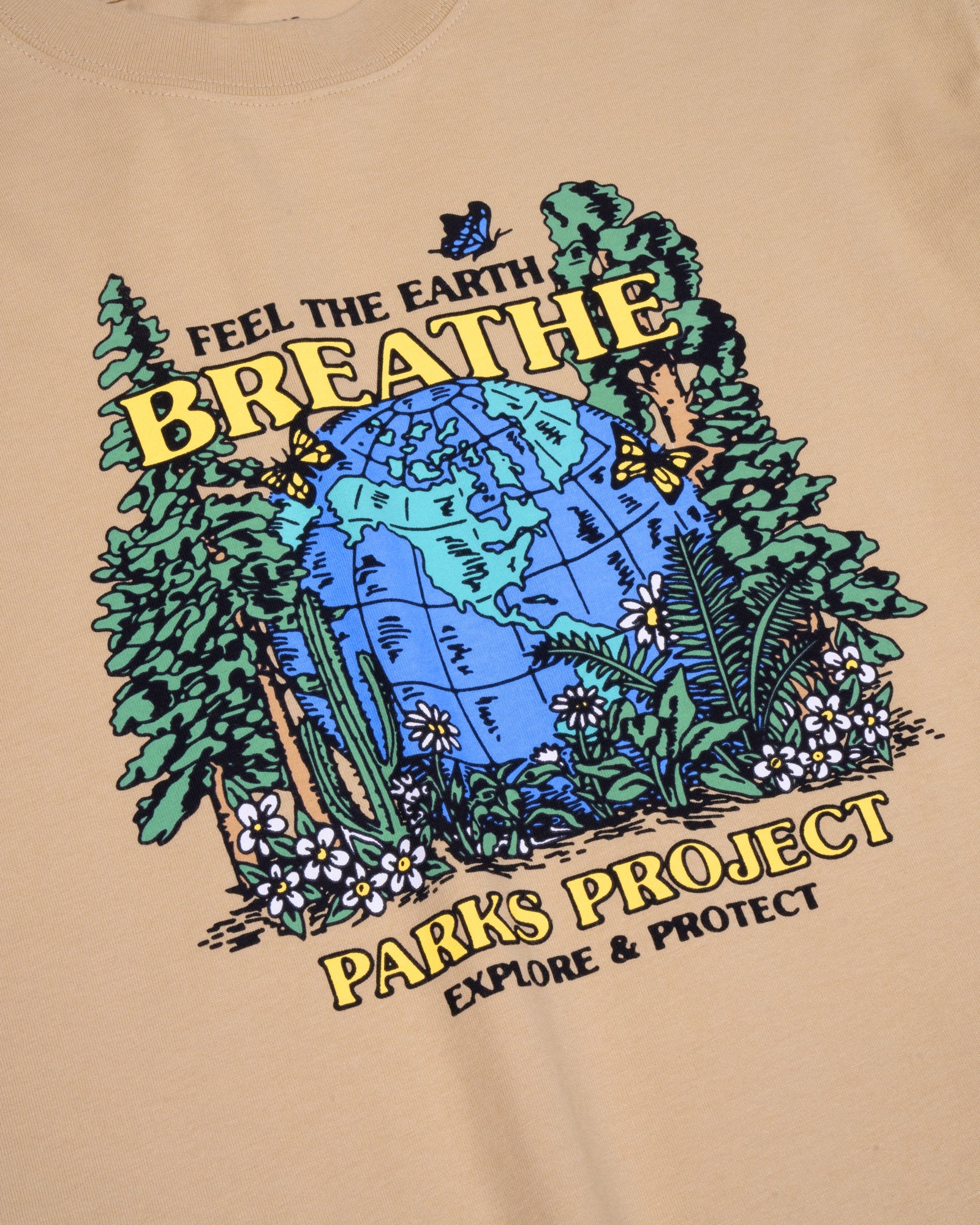 Parks Project Parks Project Feel the Earth Breathe Globe Tee