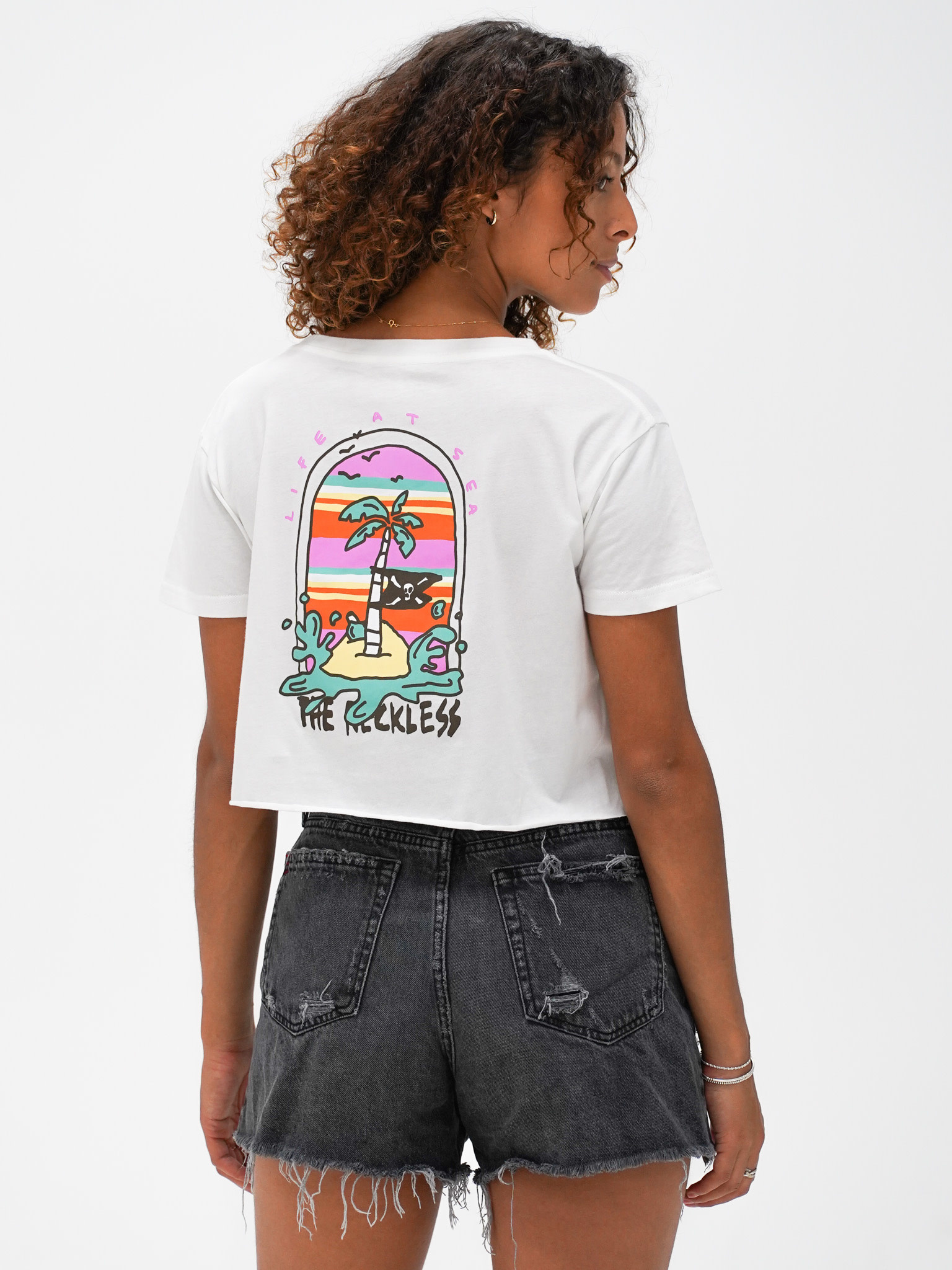 Notice The Reckless. Notice the Reckless Life at Sea Crop Tee
