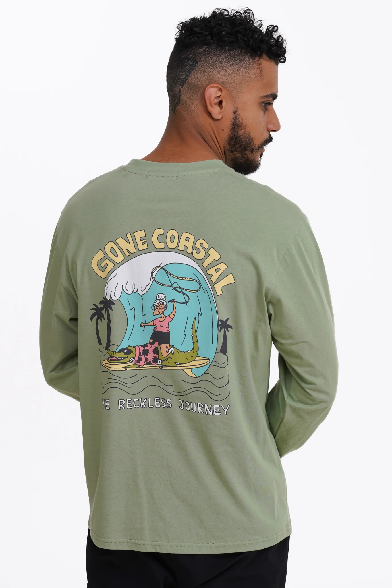 Notice The Reckless. Notice the Reckless Gone Coastal Longsleeve Tee