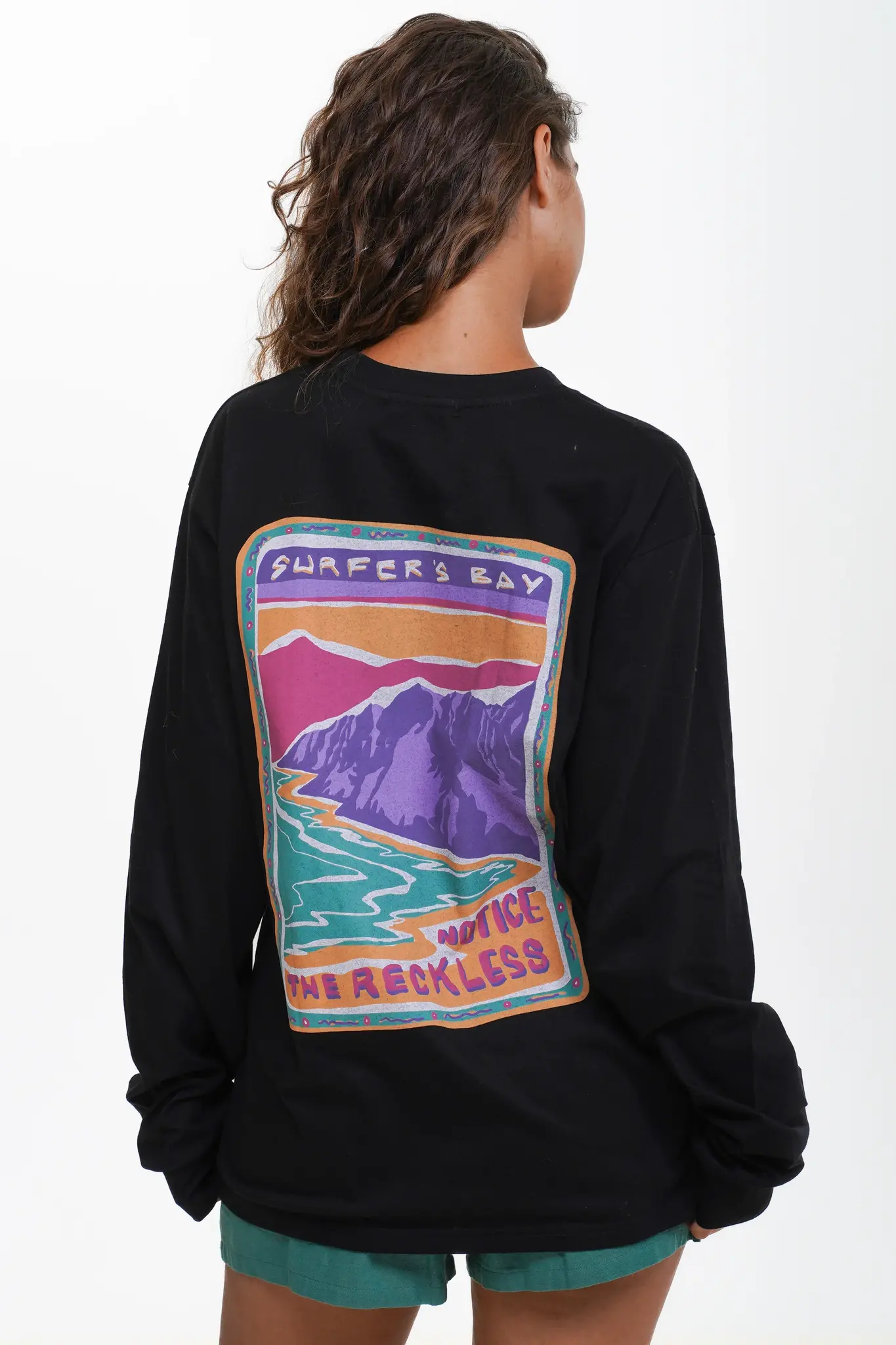 Notice The Reckless. Notice the Reckless Surfer's Bay Longsleeve Tee