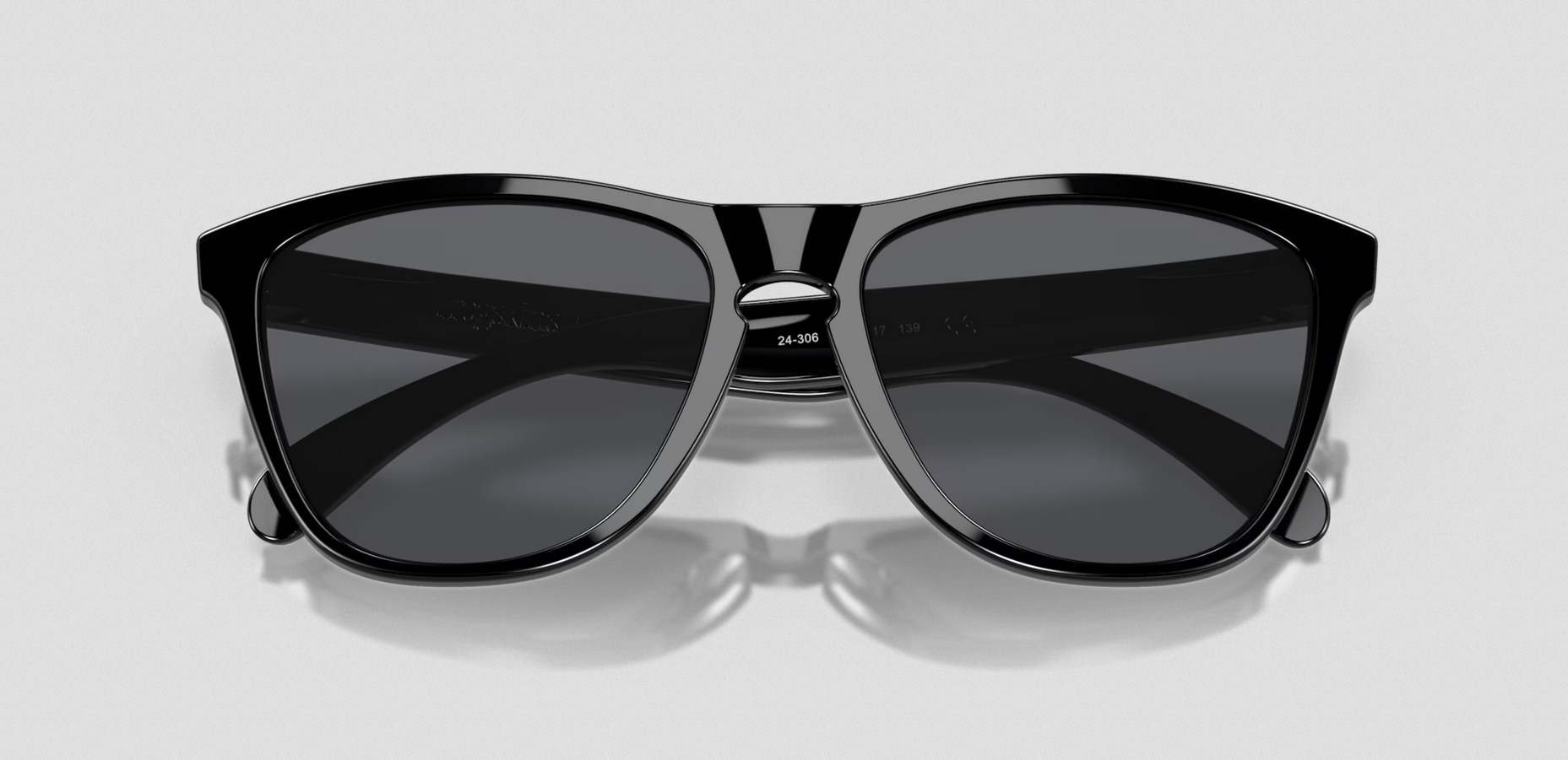 Oakley Frogskins - Polished Black Sunglasses