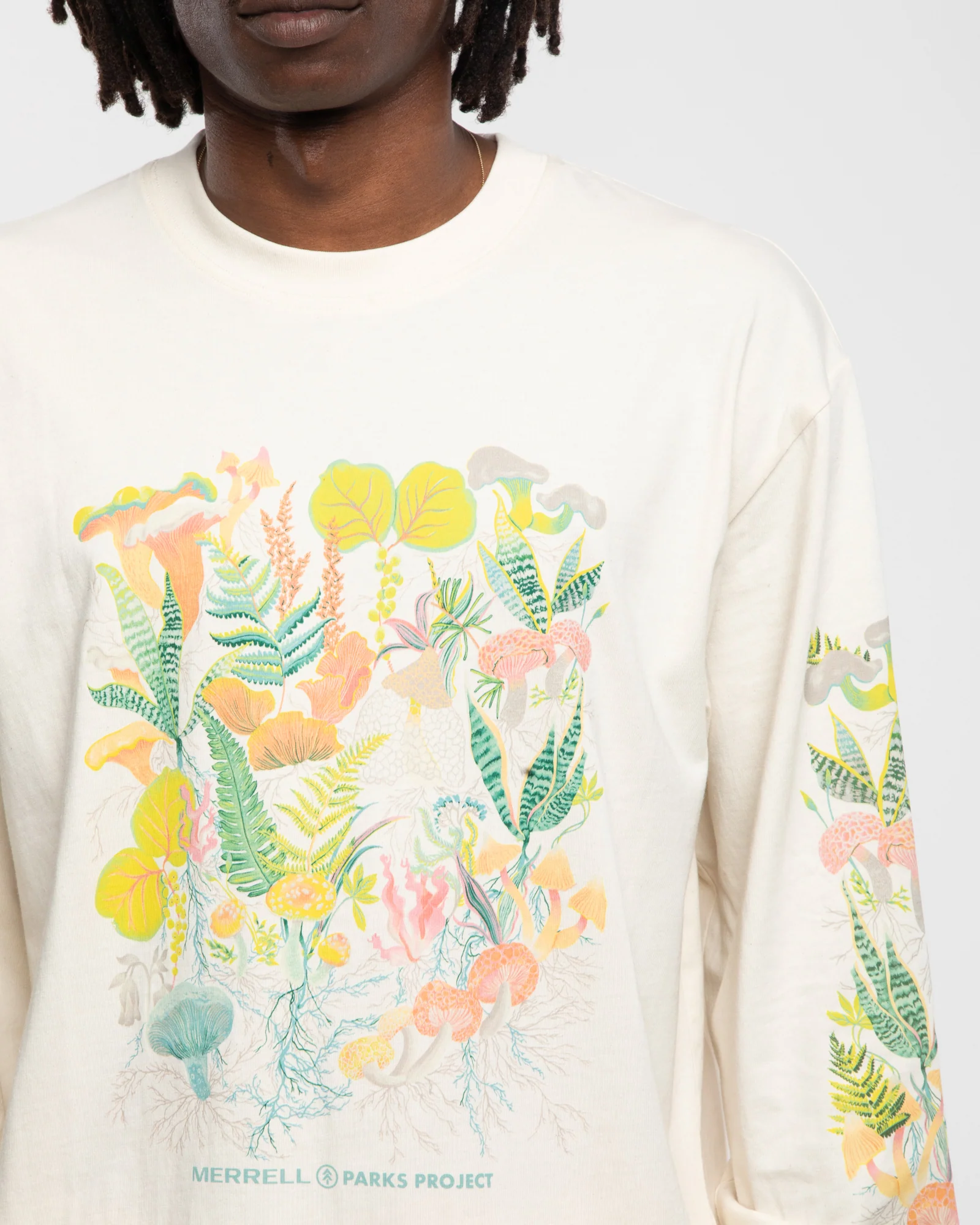 Parks Project Merrell x Parks Project Shrooms in Bloom Long Sleeve Tee