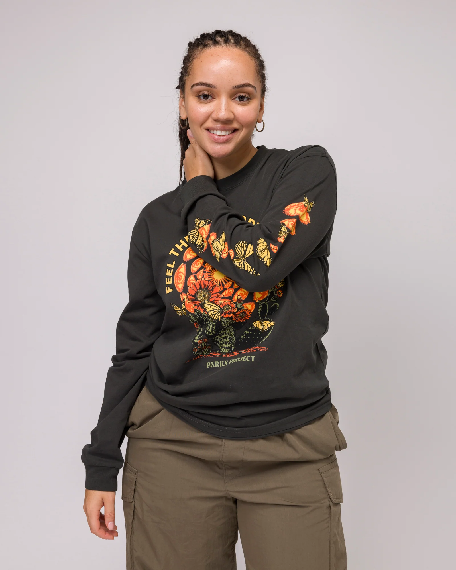 Parks Project Parks Project Feel the Earth Breath Butterfly Long Sleeve Tee