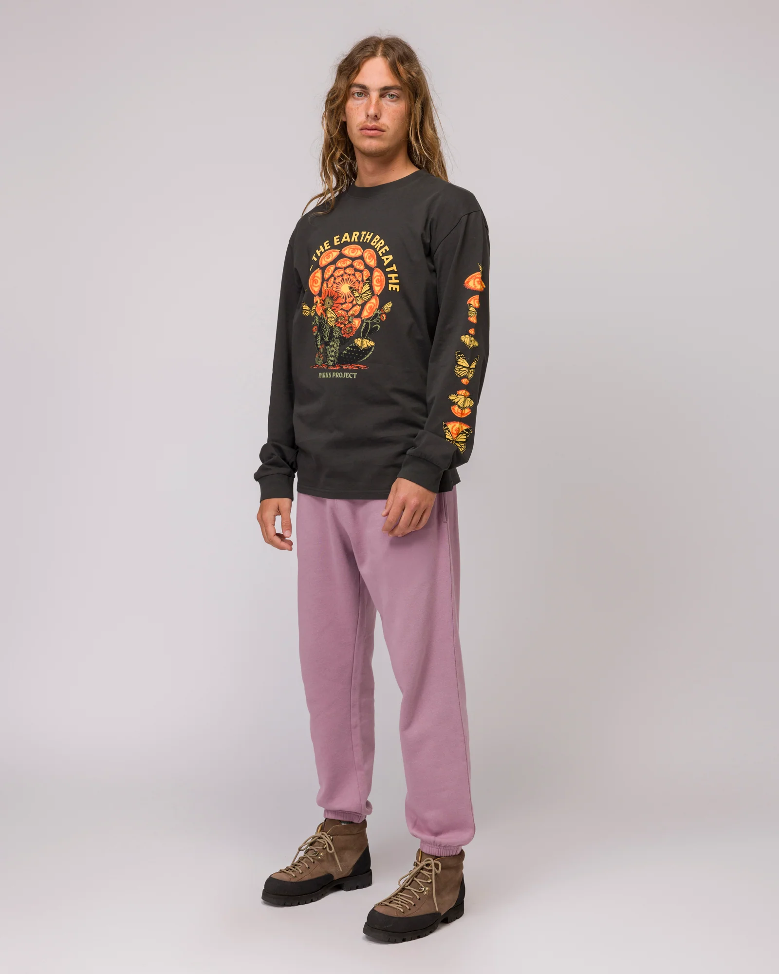 Parks Project Parks Project Feel the Earth Breath Butterfly Long Sleeve Tee