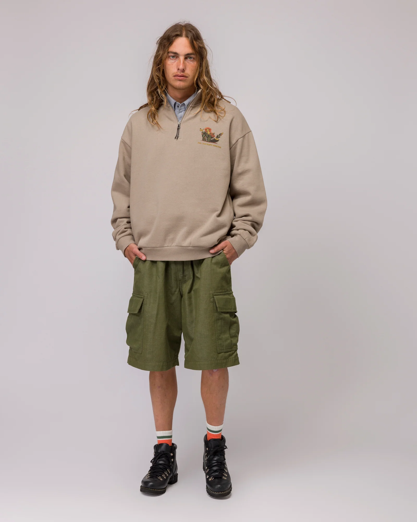 Parks Project Parks Project Feel the Earth Breathe Butterfly Quarter Zip Fleece