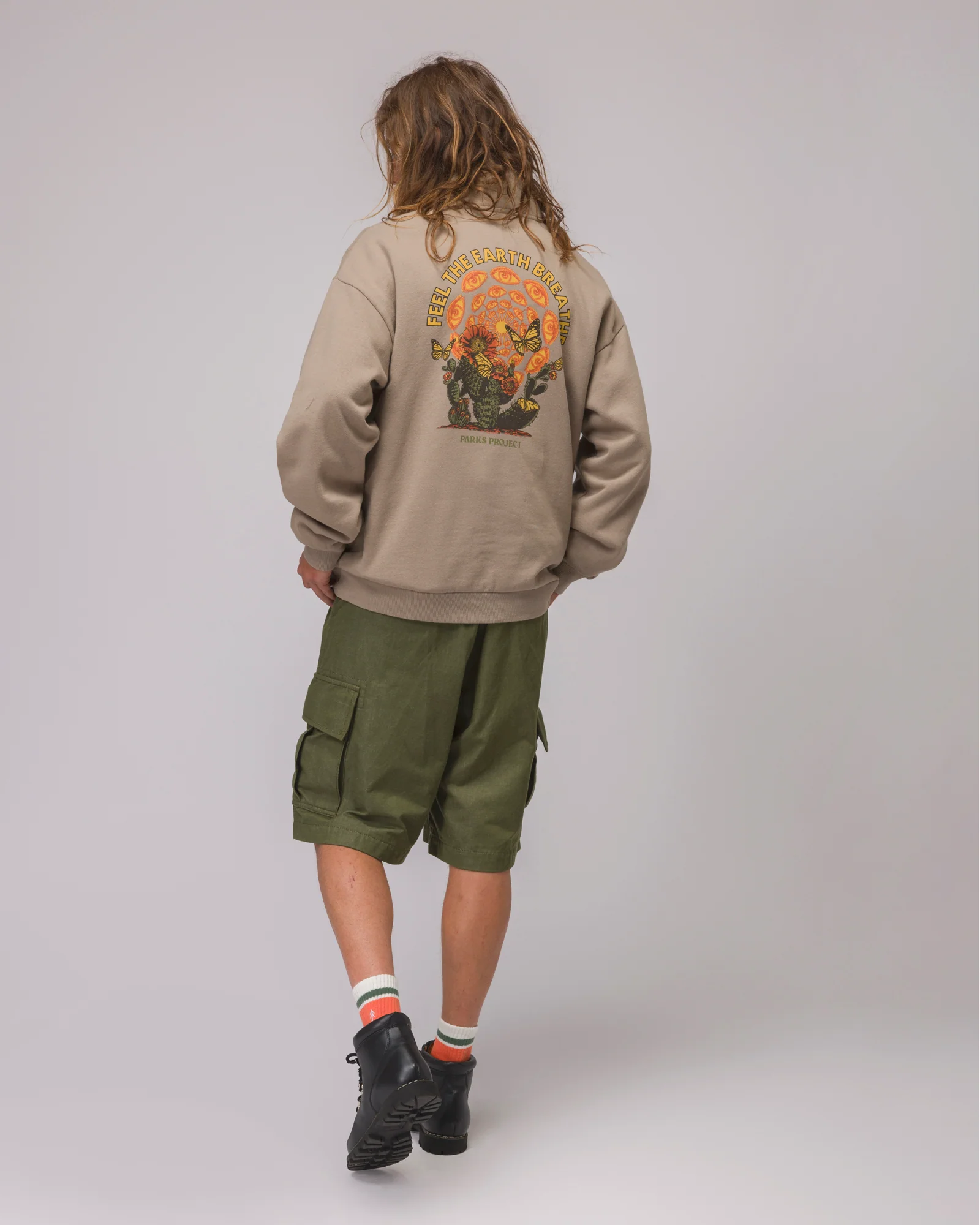 Parks Project Parks Project Feel the Earth Breathe Butterfly Quarter Zip Fleece