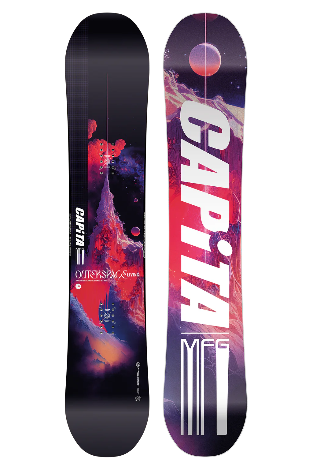 専用CAPiTA OUTER SPACE LIVING 154 Capita Men's Outerspace Living Snowboard - Outtabounds