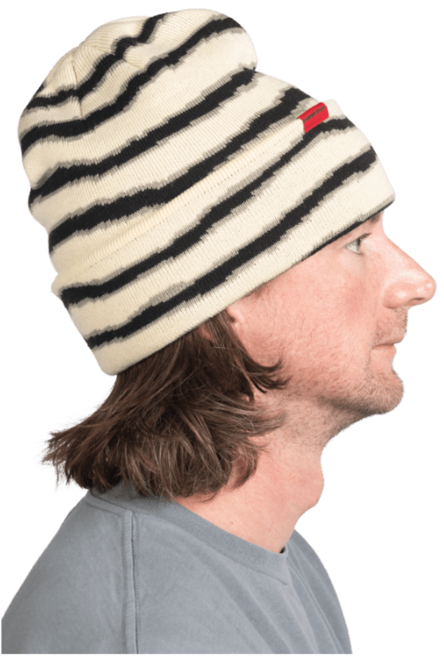 Corduroy Corduroy Ripped Stripe Beanie