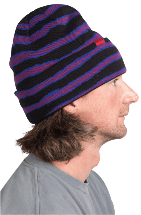 Corduroy Corduroy Ripped Stripe Beanie