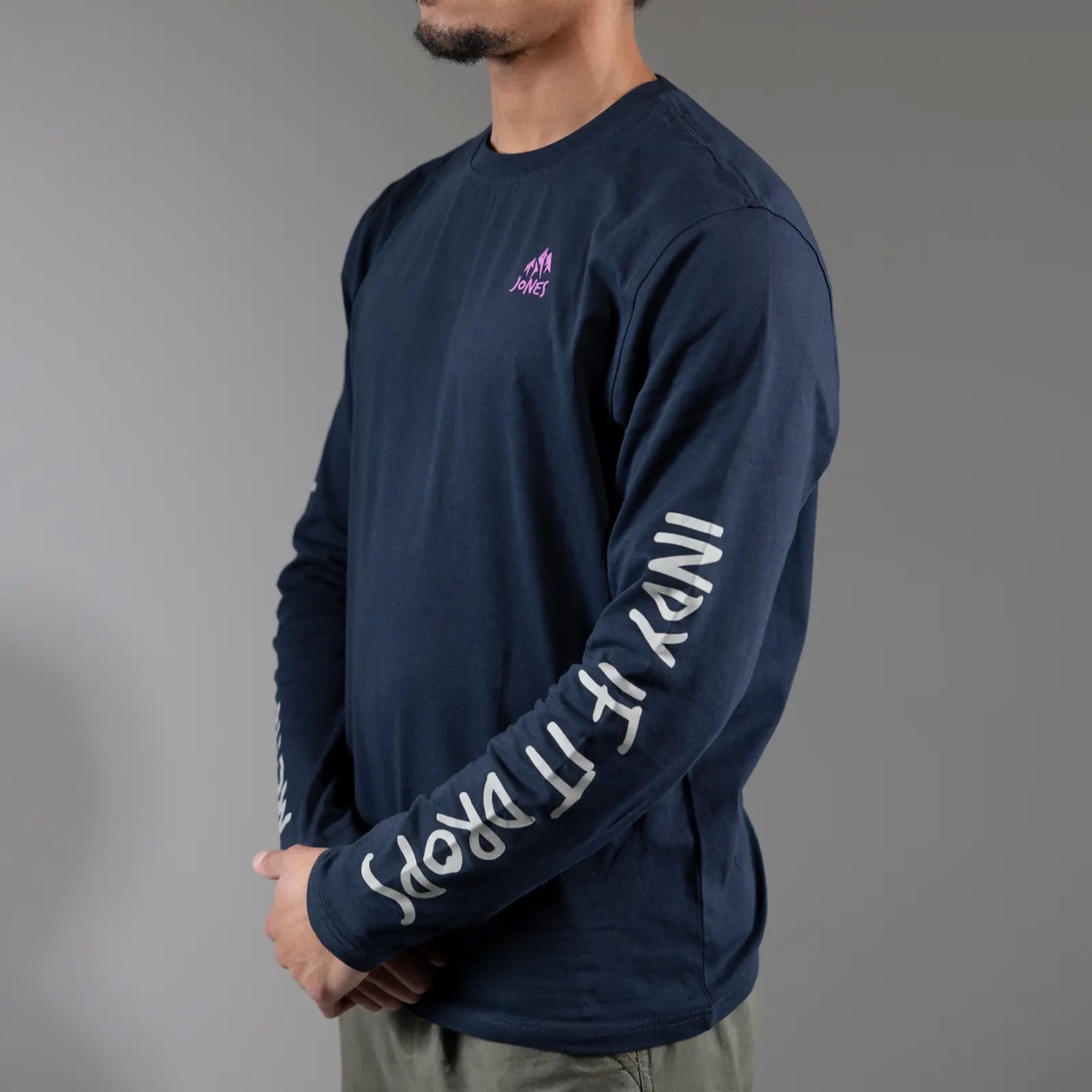 JONES Jones Men's MTN Twin Organic Cotton Long Sleeve Tee