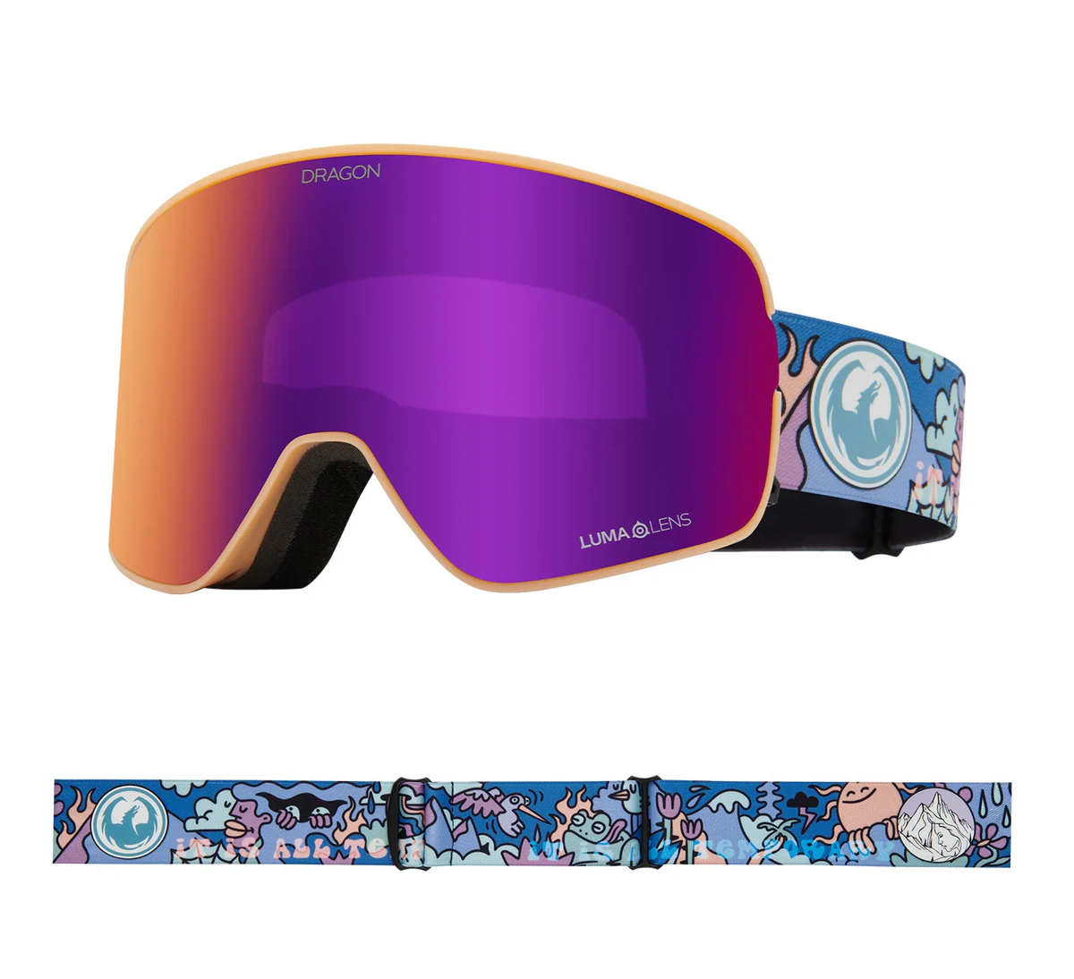 Dragon Dragon NFX2 Snow Goggle + Bonus Lens