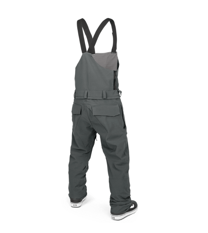 Volcom Roan Bib Overall S ホワイト/ネイビー Volcom Men's Roan Bib Overall (24/25) - Outtabounds