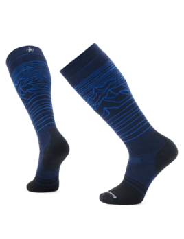 SMARTWOOL Smartwool Men's Snowboard Full Cushion Iguchi Pattern OTC Socks