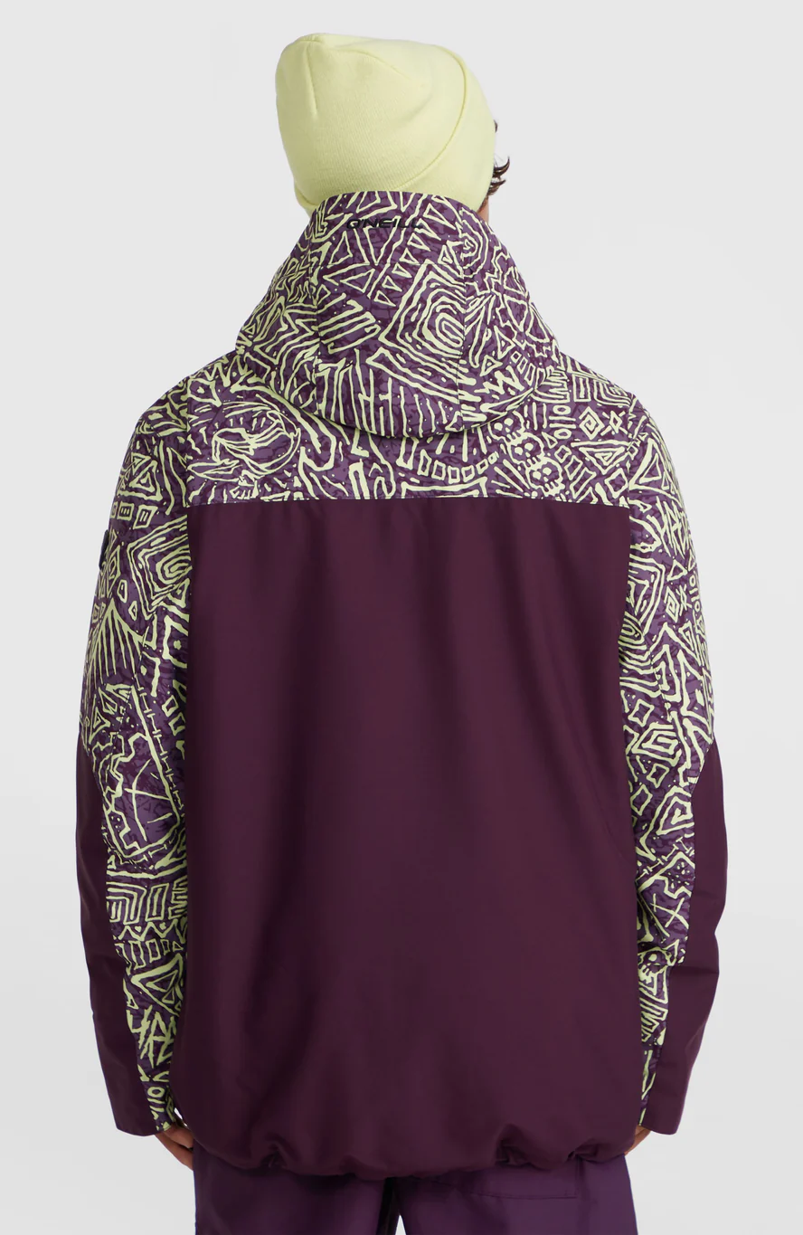 O Neill Texture Snow Jacket Men s L Dark Purple Sketcheritage