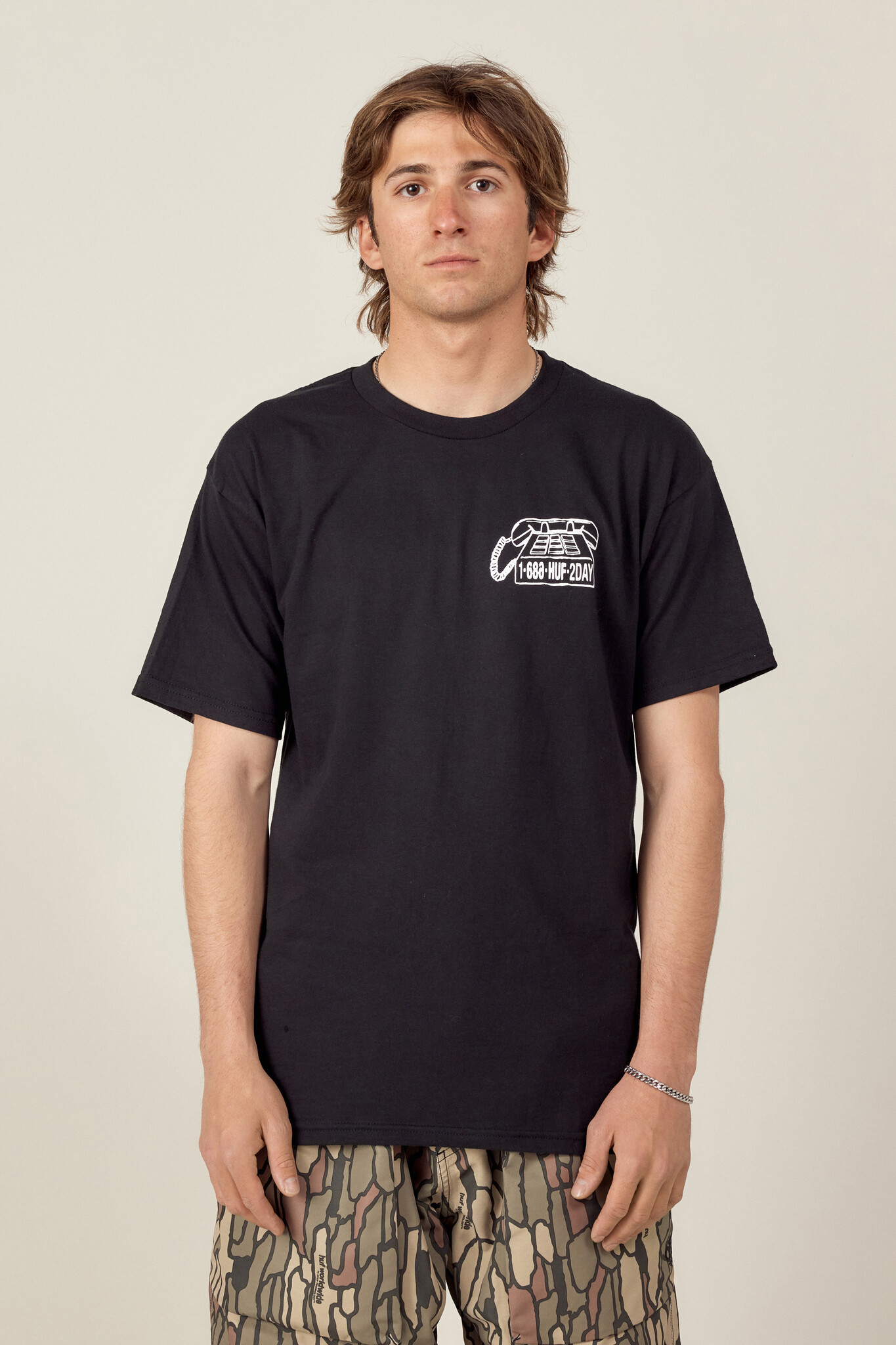 686 x Huf 2 Day Heavyweight Premium Short Sleeve T Shirt