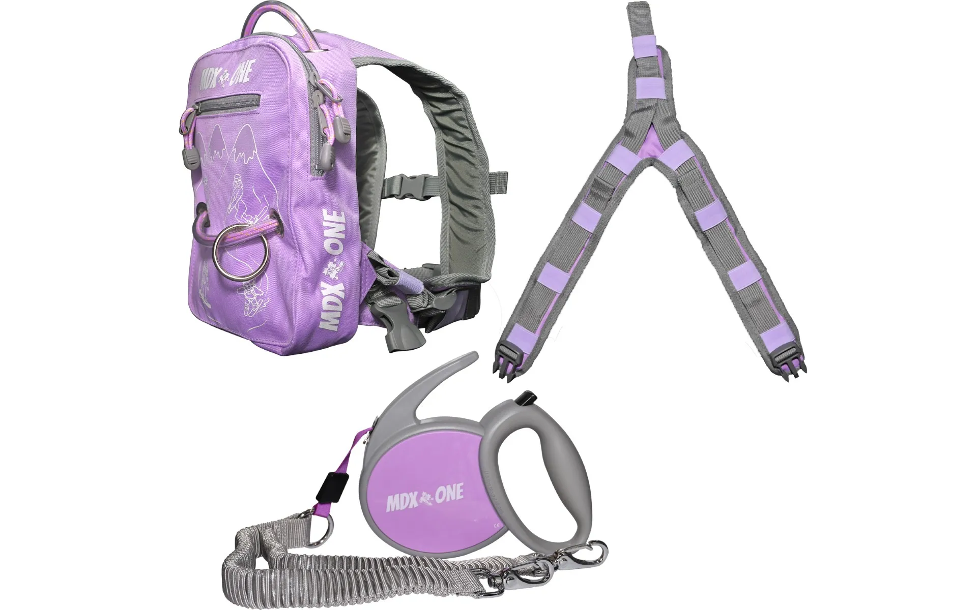 MDXONE Kid's The One Ski/Snowboard Harness w/ Retractable Leash
