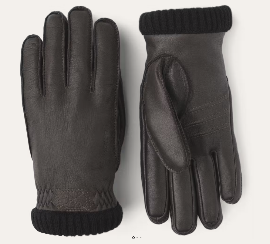 Hestra Hestra Deerskin Primaloft Ribbed Glove
