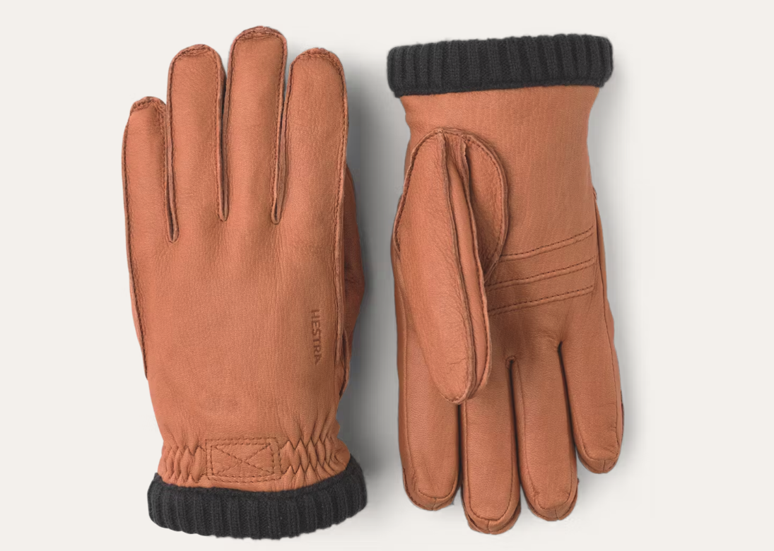Hestra Hestra Deerskin Primaloft Ribbed Glove