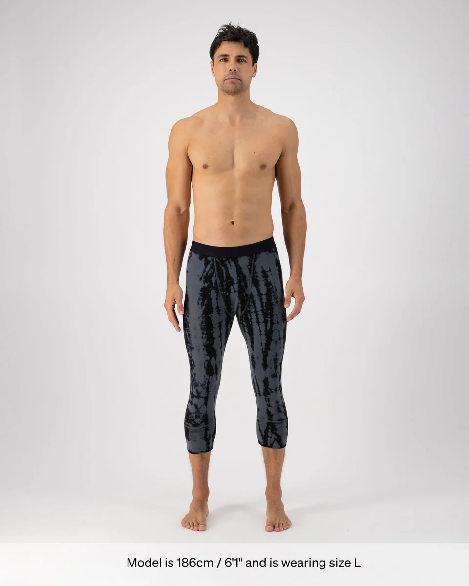 MONS ROYALE Mons Royale Men's Cascade Merino Base Layer 3/4 Legging