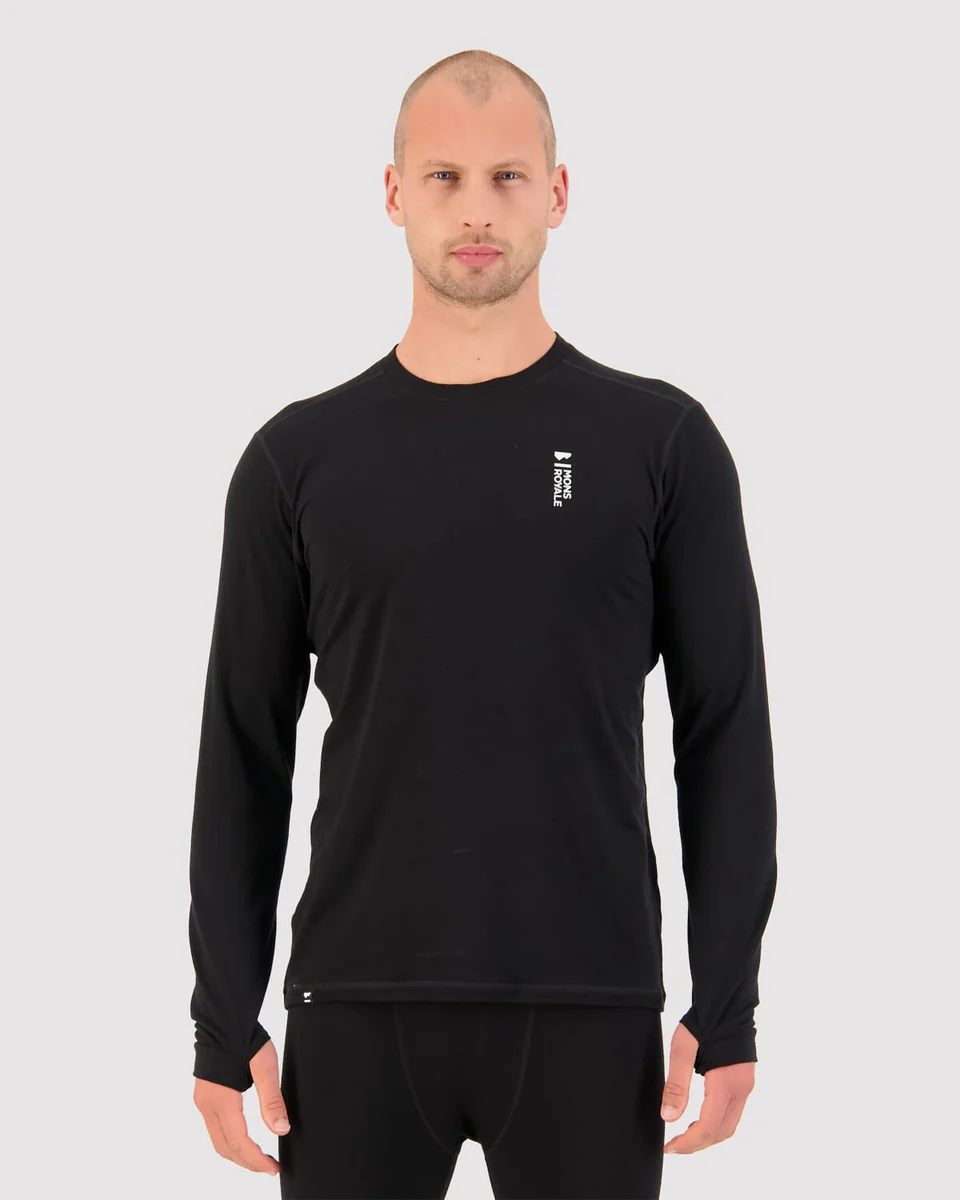 MONS ROYALE Mons Royale Men's Cascade Merino Base Layer Long Sleeve