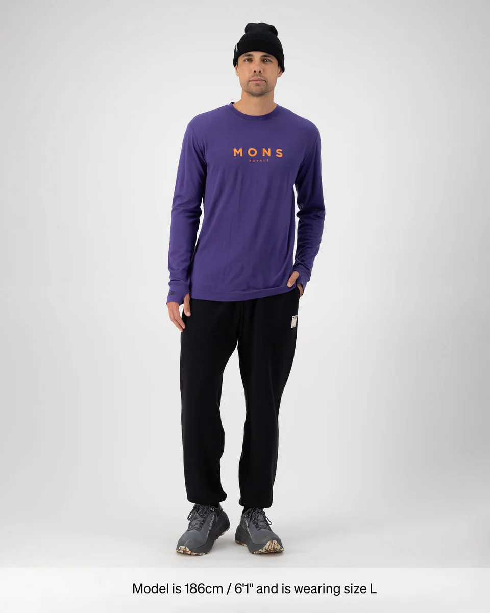 MONS ROYALE Mons Royale Men's Yotei Merino Classic Long Sleeve