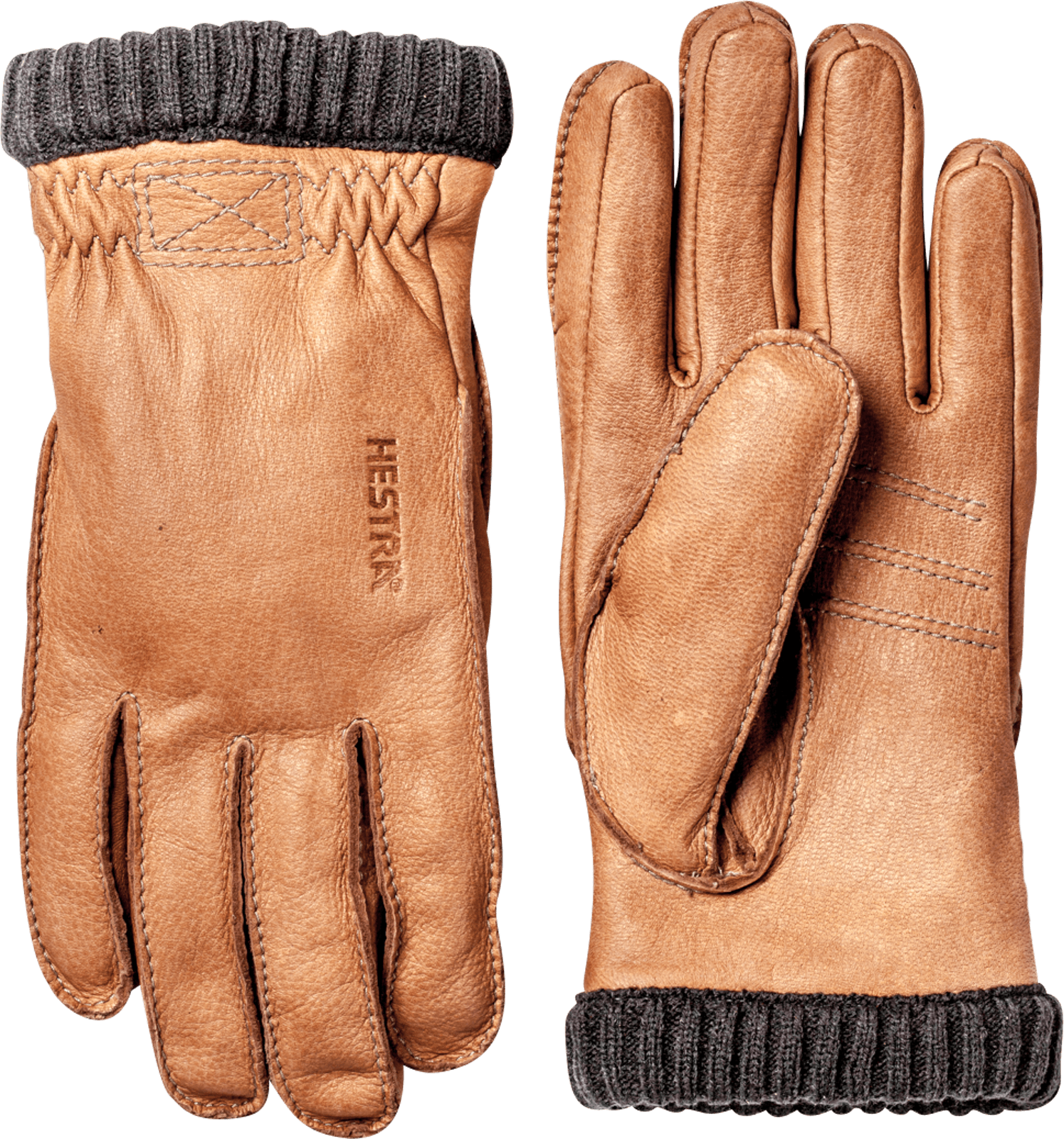 Hestra Hestra Deerskin Primaloft Ribbed Glove