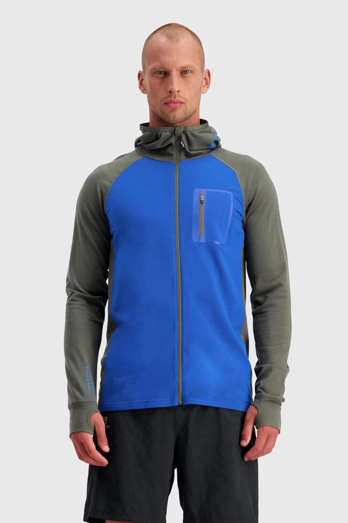 MONS ROYALE Mons Royale Men's Traverse Midi Full Zip Hood