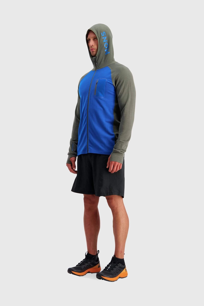 MONS ROYALE Mons Royale Men's Traverse Midi Full Zip Hood