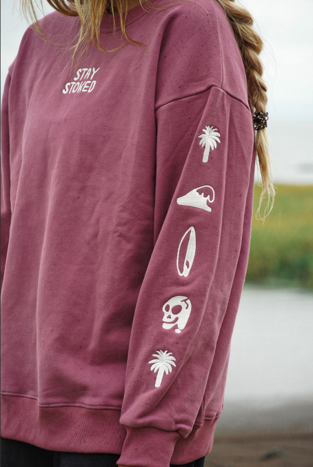 Notice The Reckless. Notice The Reckless Women's Stay Stoked Crew