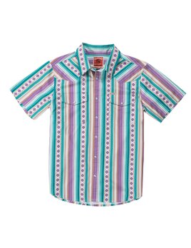 Sendero Provisions Co. Sendero Men's Serape Pearl Snap Short Sleeve