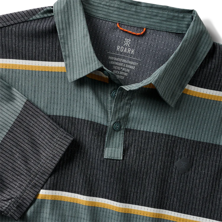 Roark Roark Men's Bless Up Breathable Stretch Polo Shirt
