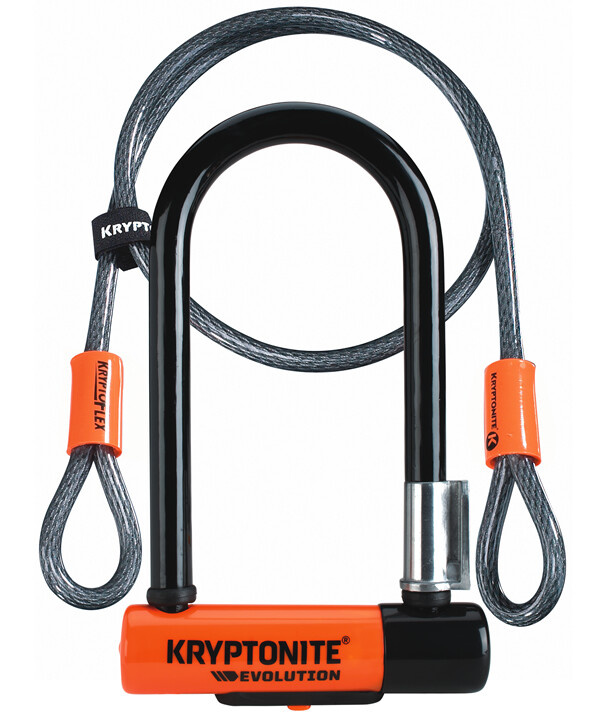Kryptonite Kryptonite +Evolution Mini-7 w/ 4' Flex Cable