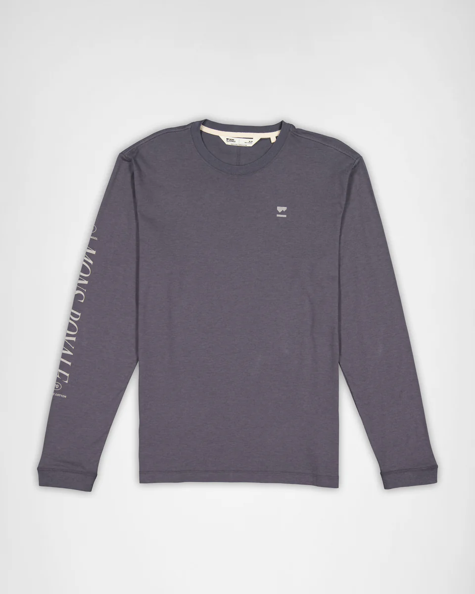 MONS ROYALE Mons Royale Men's Yonder Merino Organic Cotton Long Sleeve
