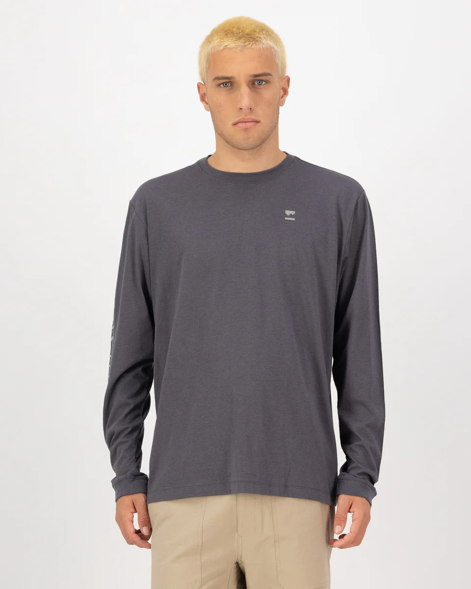 MONS ROYALE Mons Royale Men's Yonder Merino Organic Cotton Long Sleeve