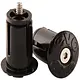 Evo Evo Handlebar Tape End Plugs: Black