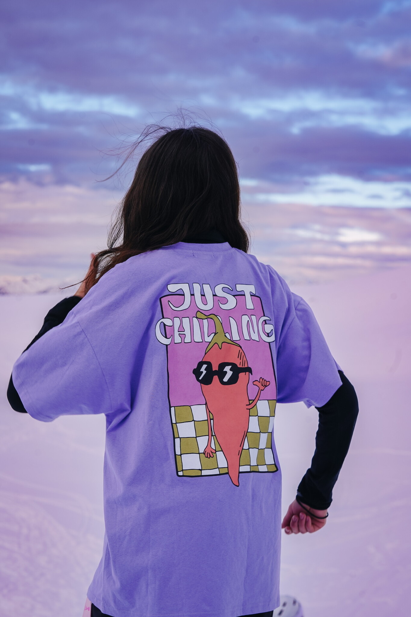 Notice The Reckless. Notice the Reckless Women's Just Chilling Oversized Tee