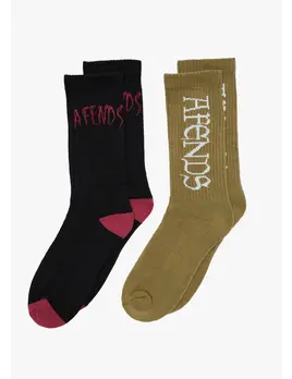 Afends Afends Twin Flames Socks - 2 Pack