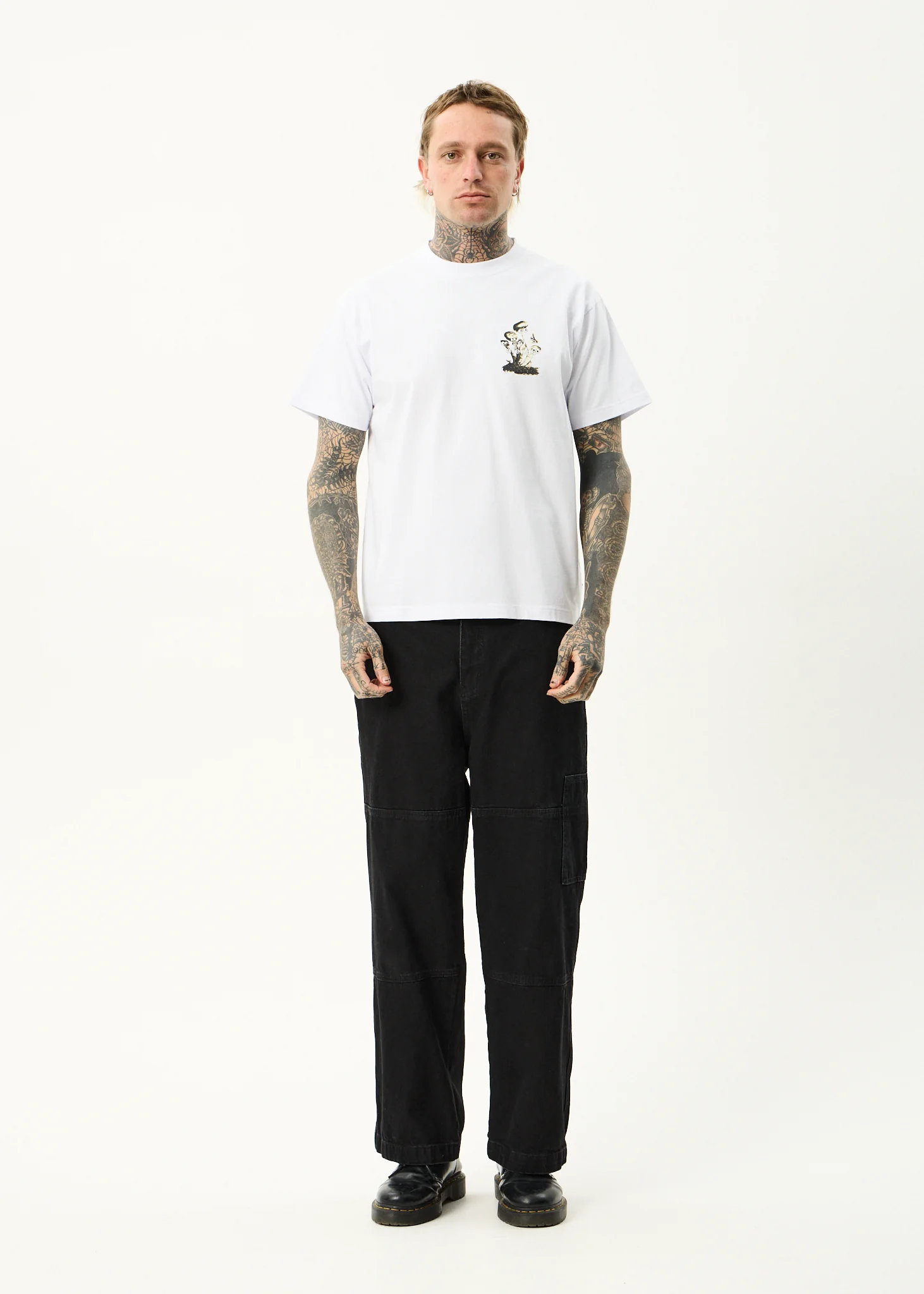 Afends Afends Men's We Are Fam Hemp Boxy Fit Tee
