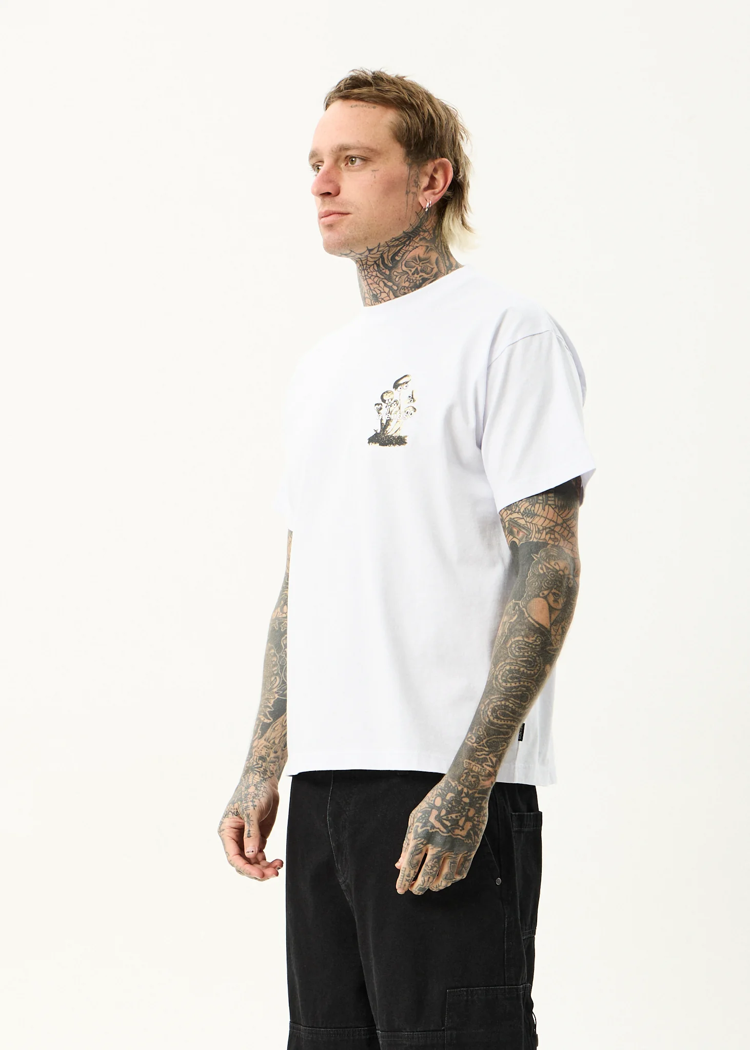Afends Afends Men's We Are Fam Hemp Boxy Fit Tee