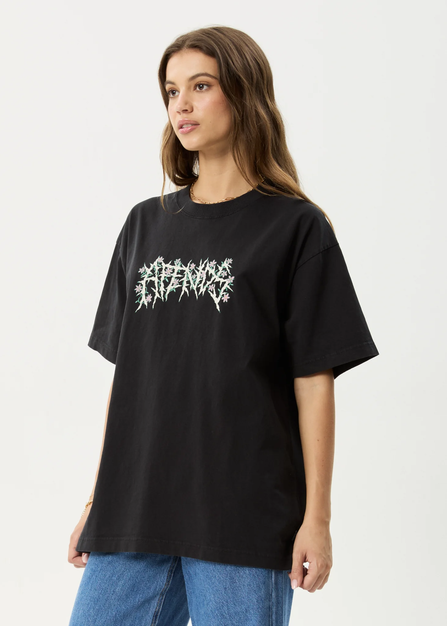 Afends Afends Men's Heavy Petal Heavyweight Boxy Fit Tee