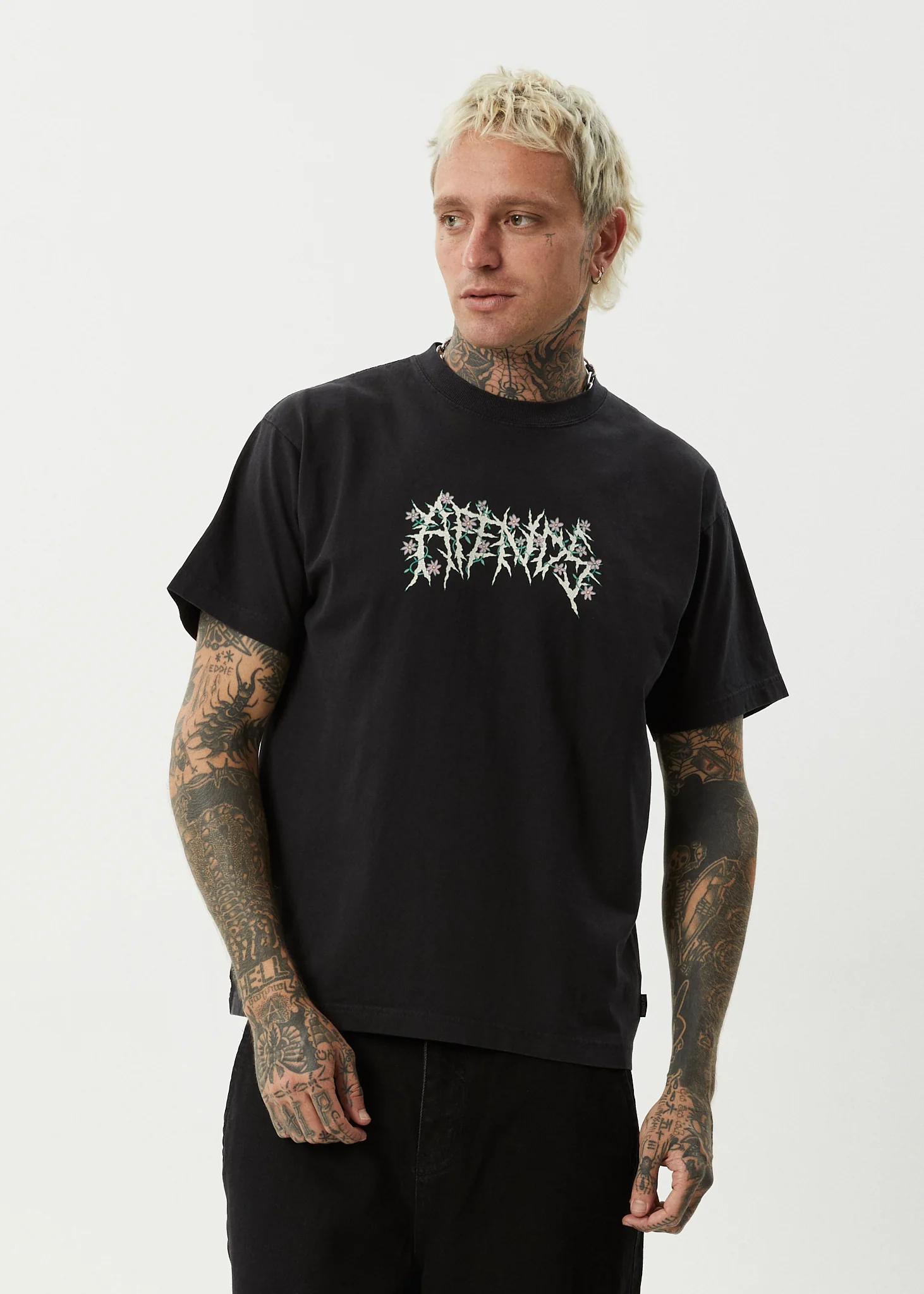 Afends Afends Men's Heavy Petal Heavyweight Boxy Fit Tee