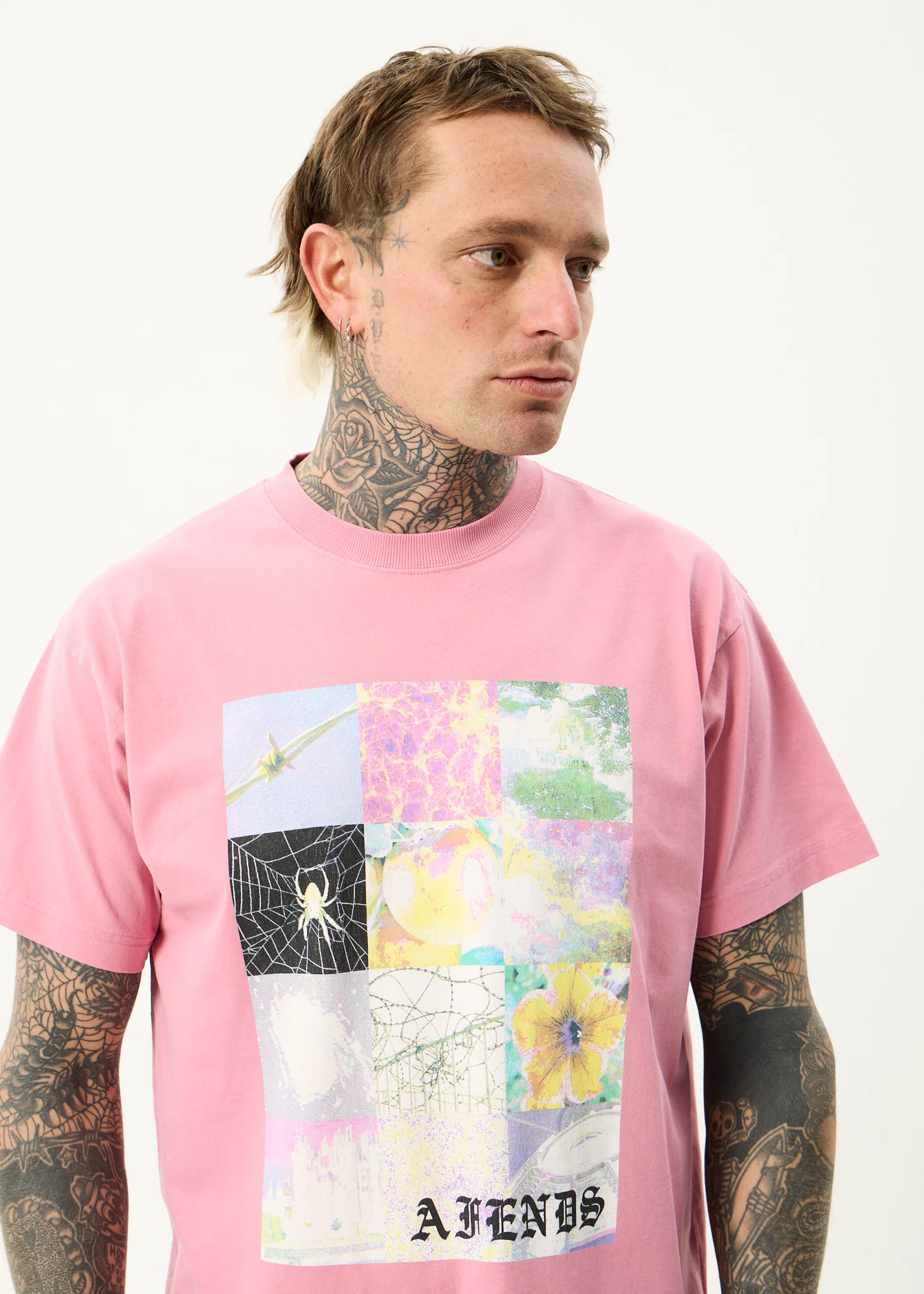 Afends Afends Men's Sadworld Heavyweight Boxy Fit Tee