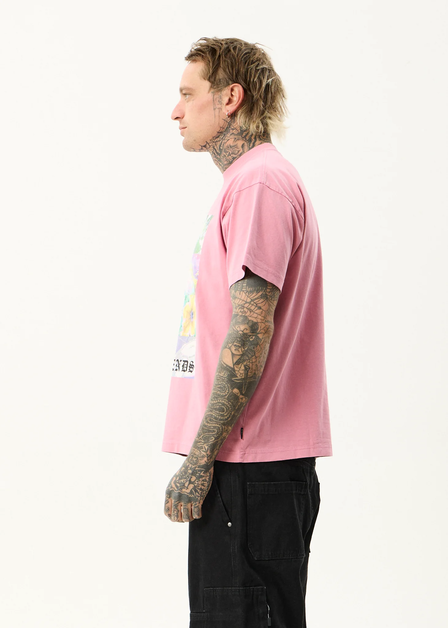 Afends Afends Men's Sadworld Heavyweight Boxy Fit Tee