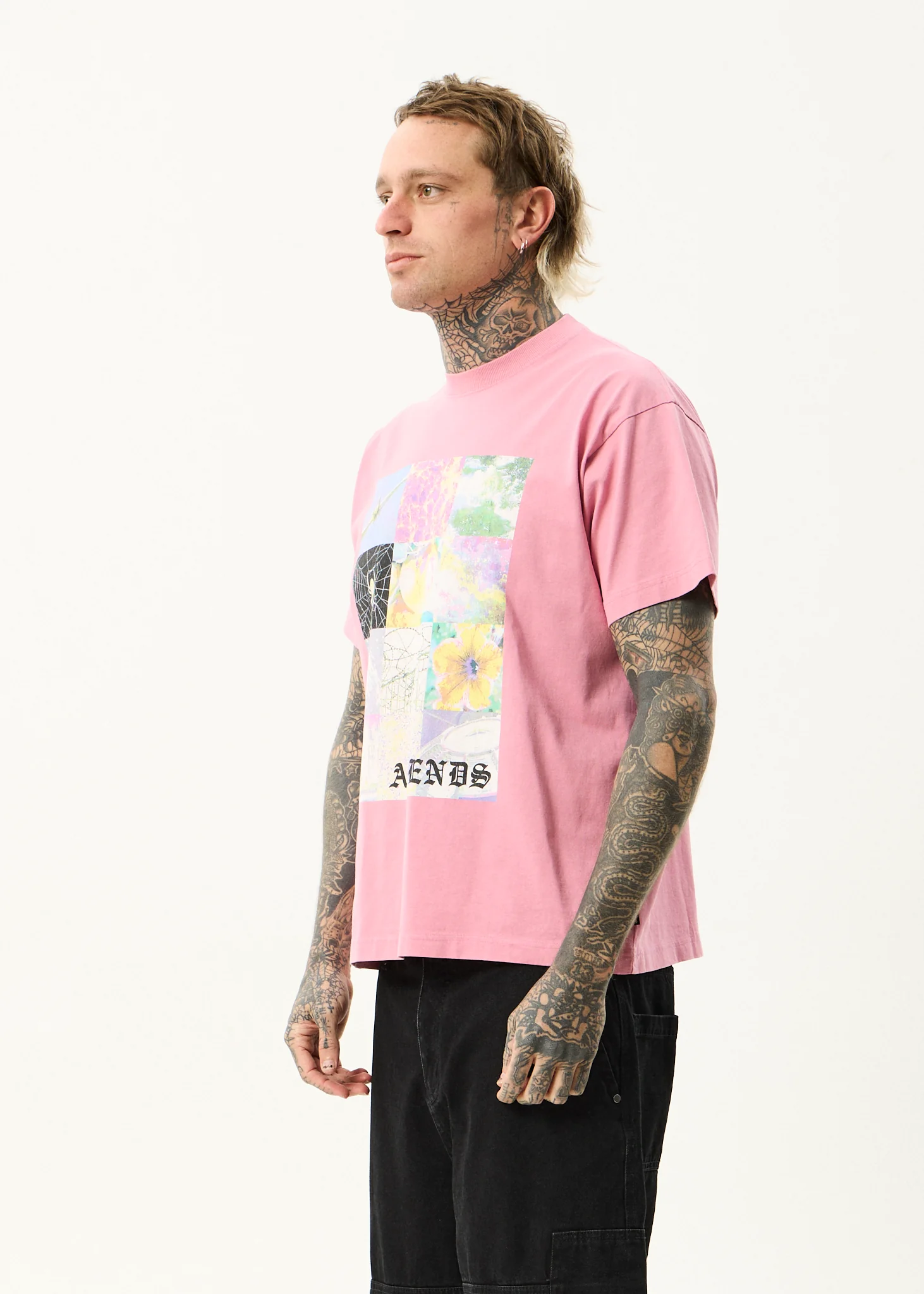 Afends Afends Men's Sadworld Heavyweight Boxy Fit Tee