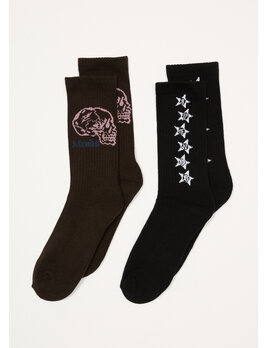 Afends Afends Temporal Live Socks - 2 Pack