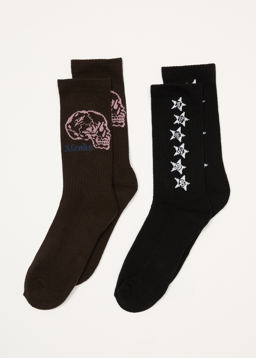Afends Afends Temporal Live Socks - 2 Pack